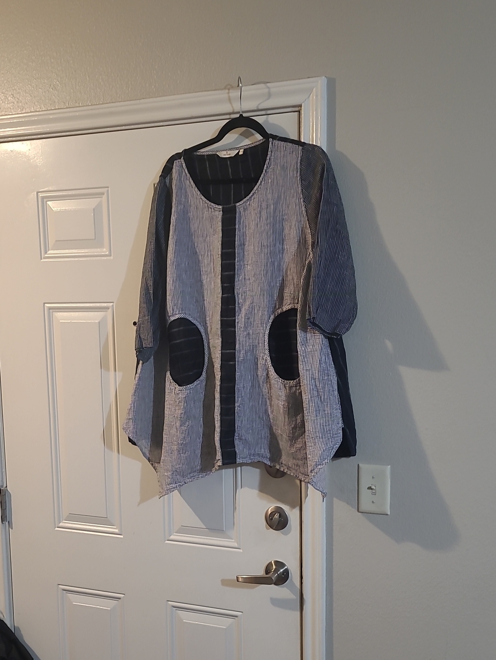 Cheyenne Tunic Top 100% Linen Small Medium S/M Lagenlook